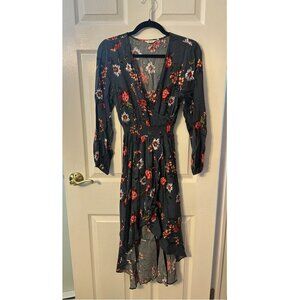 Floral Wrap Dress
